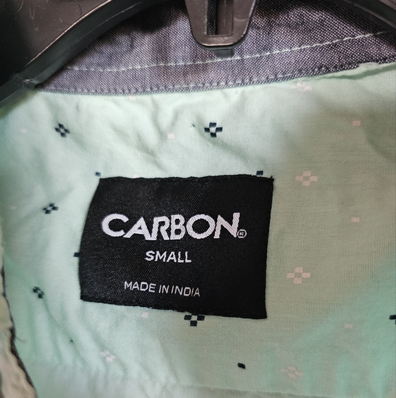 Carbon Blue Casual Button Down Shirt - Picture 3 of 5